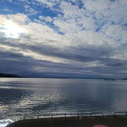 We walked to the end of the jetty.