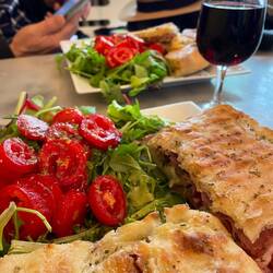 Fab focaccia at Café Lino