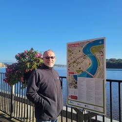 Morning walk along the river.