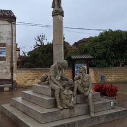 Most towns seemed to have commissioned monuments to the Camino.