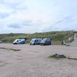 Der Wohnmobilstellplatz der Stadt Hvide Sande