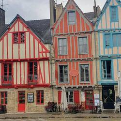 Die bunten Fachwerkhäuser von Vannes