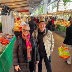 Enjoying the atmosphere