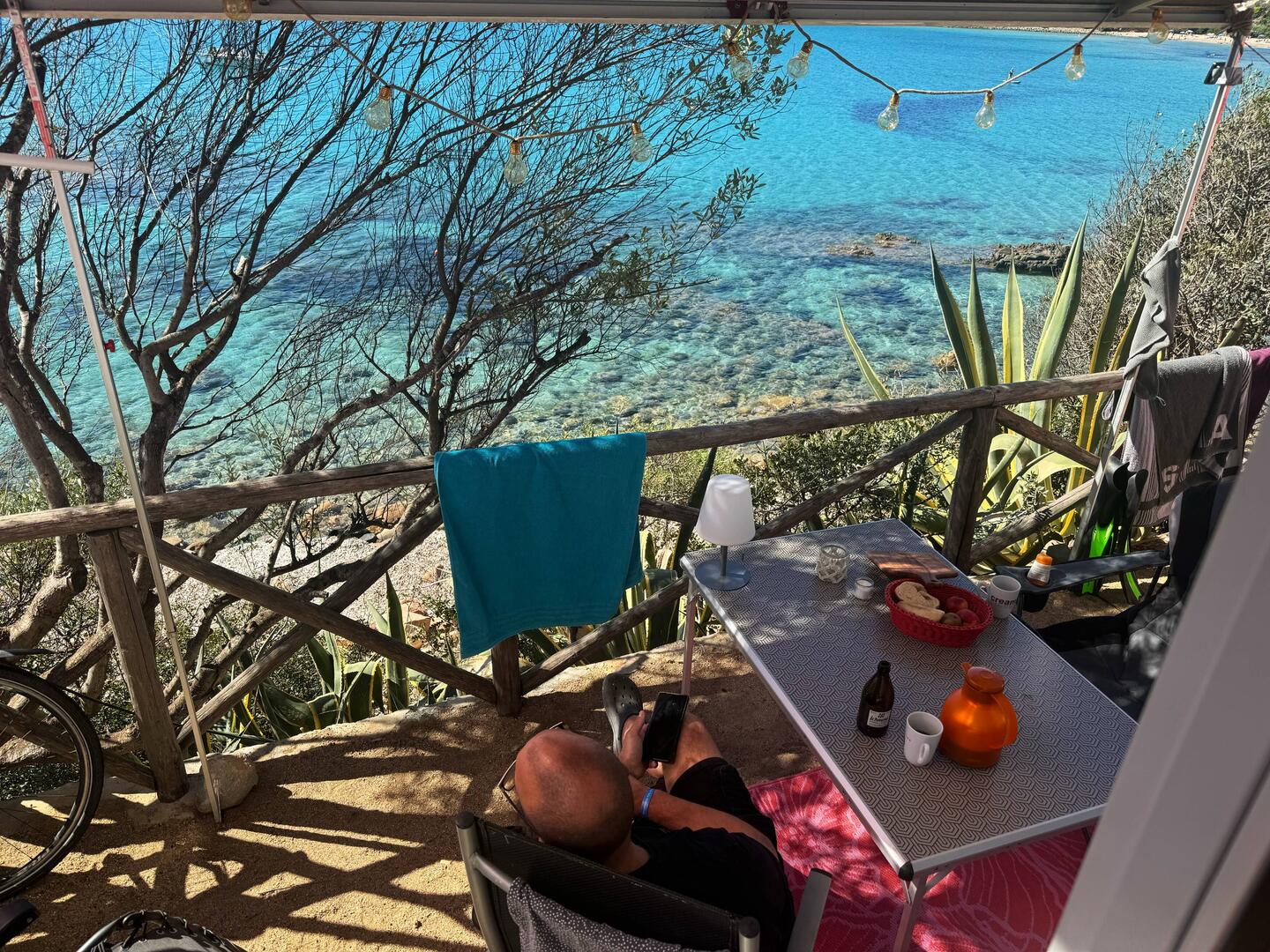 Gemütliches Campingleben