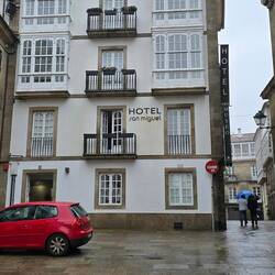 One of the many hotels in the city.