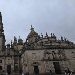 View of the cathedral from the Plaza de la Quintana