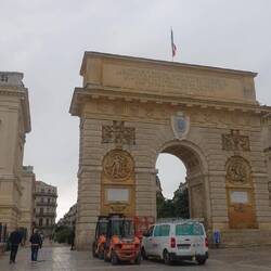 Der Triumphbogen in Montpellier