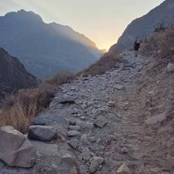 Los geht's 1000 Meter nach oben