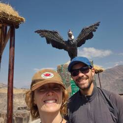 Wir mit dem größten Kondor 😜