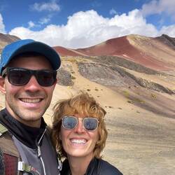 Hinter uns geht's zum Red Valley