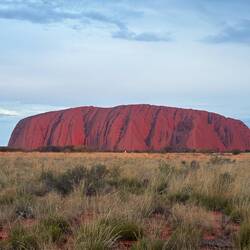 Uluru im Sonnenuntergang