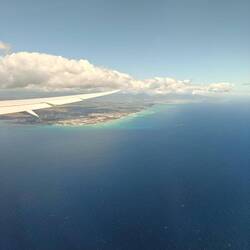 Anflug auf Hawaii.