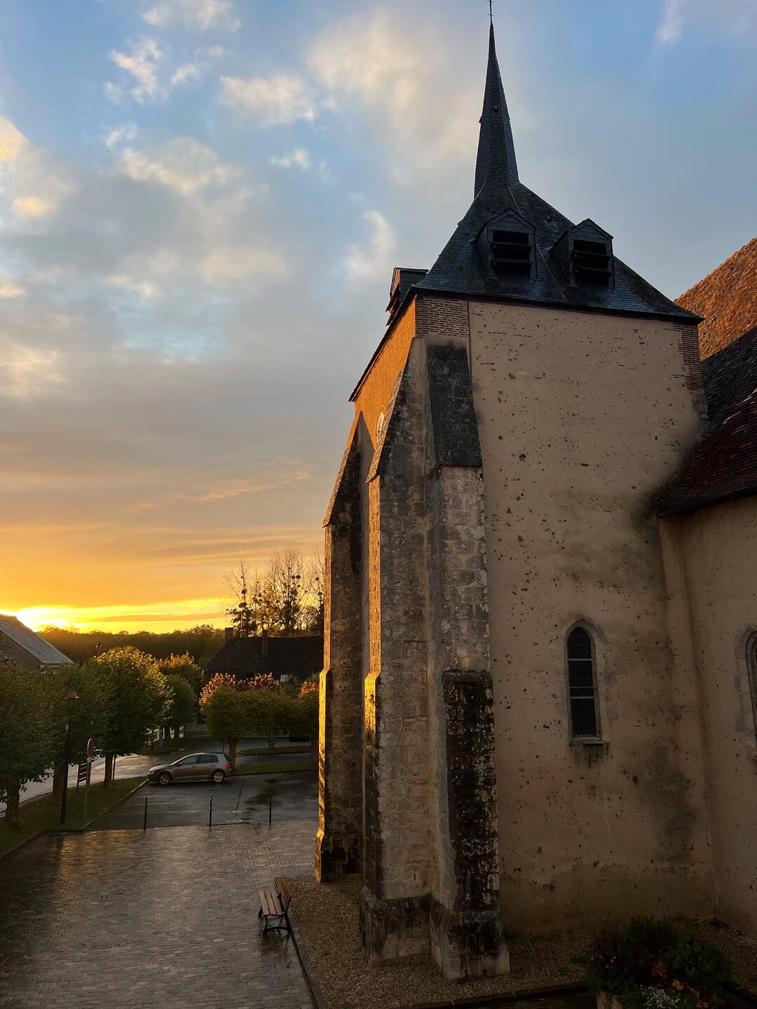 After the rain. View over this wonderful church tower