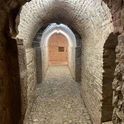 In den Kasematten des Hauptturmes