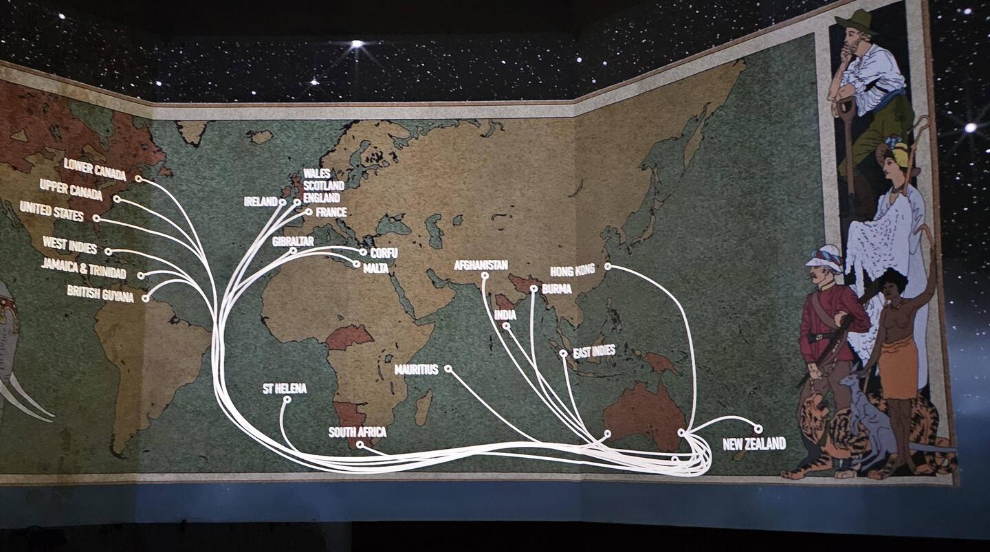 British colonies who sent convicts to Australia