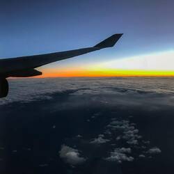 Sunset somewhere over the Southern Pacific Ocean