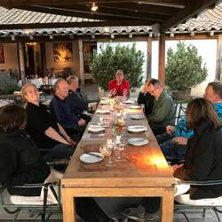 Lunch after Colchagua Valley winery visit.