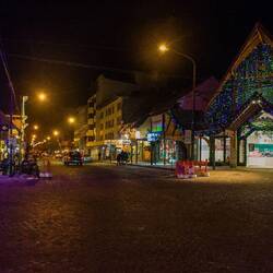 Town scenery at night