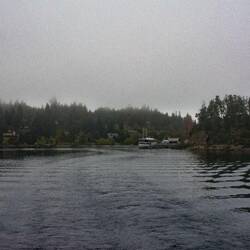 Foggy departure