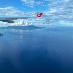 Anflug auf St. Vincent