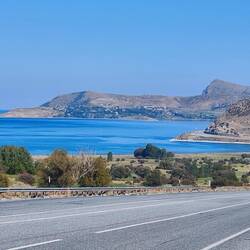 Erster Blick auf den Van-See bei Tatvan