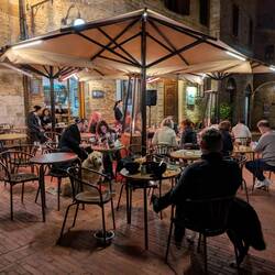 Nochmal nach San Gimignano, zum Geburtstagsessen!