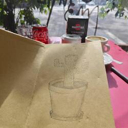 Ich hab 1 Skizzenbuch angefangen