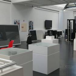 In der oberen Etage wurden alle Geräte der letzten 40 Jahre (ca.) gezeigt.