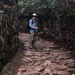 On the big stone path