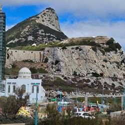 The southern side of The Rock.