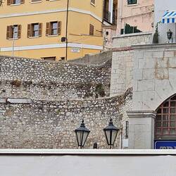 Old fortifications with new building on top