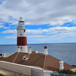 Lighthouse at the point.