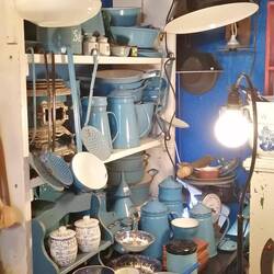 Alles in blau....