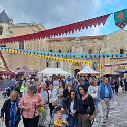 The perfect setting for a medieval market.