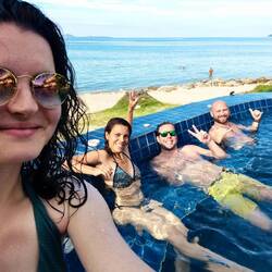 Koh Pha Ngan - Piscine avec vue sur la mer, que demander de plus ?
