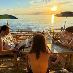 Koh Pha Ngan - notre restaurant QG