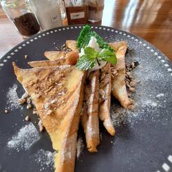 .....und French Toast mit Honig (oder so ähnlichem😉)