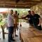 Mamilu's friends are now Mark's newest. Wine and toasts after breakfast.