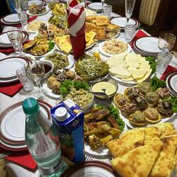 Good shared at a Supra is, to put it mildly, abundant and delicious