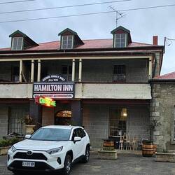 The only restaurant in town, 1862 Bar and Bisto: convict built!