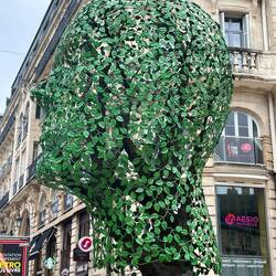 Interesting sculpture in Place Rude