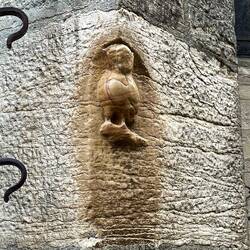 La Chouette in Notre Dame - rubbing it with your left hand is good luck apparently