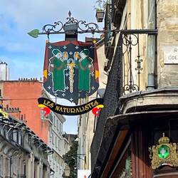 Lovely old shop signs throughout the city