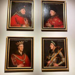 Portraits of the Dukes of Burgundy, Philip (Bold), John (Fearless) Philip (Good) Charles (Bold)