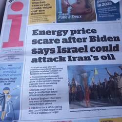 The only time I read a newspaper is when I pick up a free one before a flight! 😀