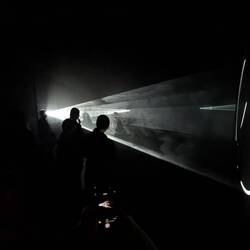 Das coolste war die Lichtinstallation