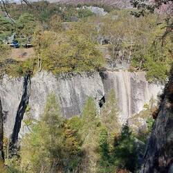 View over Hodge Close Quarry (disused)