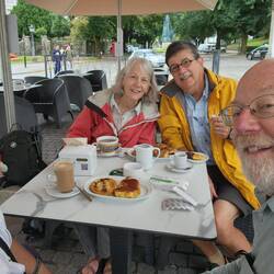 A bite before we head out from Ponte de Lima