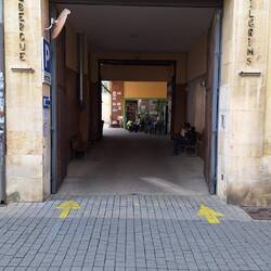 A hostel run by Benedictine nuns.