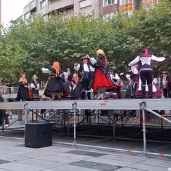 Traditional dancing from the region.